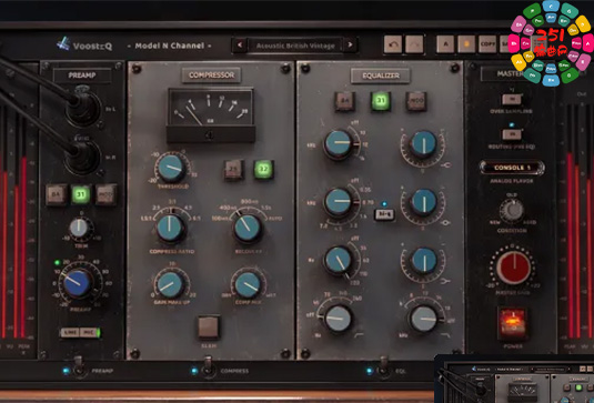 模拟通道条插件 VoosteQ Model N Channel v1.0.5-251编曲网
