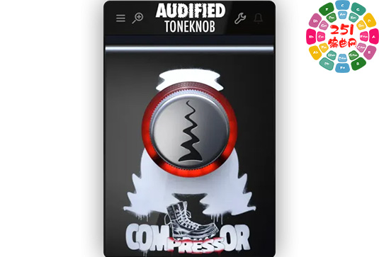 简单录音室压缩器 Audified ToneKnob Compressor v1.0.1 R2R Win-251编曲网