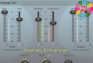 立体声增强效果 Crave DSP Crave Stereo Enhancer v1.0.9 R2R Win-251编曲网