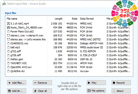 音频格式批量转换器 FMJ-Software Awave Studio v12.11.0 R2R Win-251编曲网