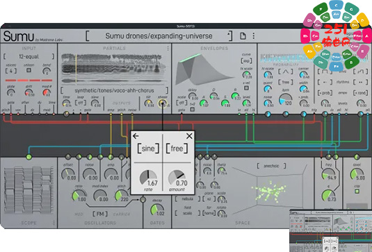 电子调频合成器 Madrona Labs Sumu v1.1.3 R2R-251编曲网