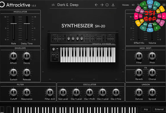 虚拟音源采样器 Tracktion Software Attracktive v1.1.0 R2R Win-251编曲网