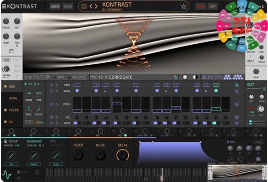 波表合成器 Tracktion Software Dawesome Kontrast v1.01-251编曲网