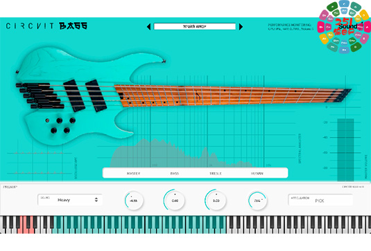 多音阶五弦贝斯虚拟乐器 Circvit Circvit Bass v1.2.2-251编曲网