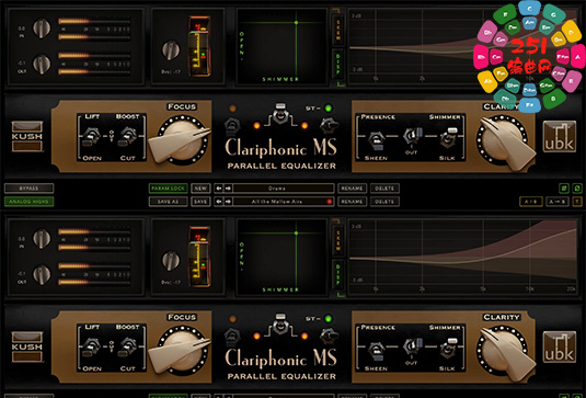 高频优化母带均衡 Kush Audio Clariphonic MK3 v1.0.0 R2R Win-251编曲网