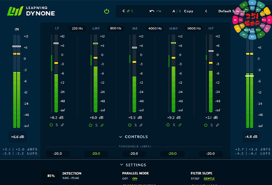 母带多段动态处理插件​ Leapwing Audio DynOne 3 v3.12.7 Win-251编曲网
