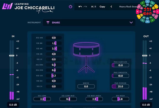 大师签名款鼓声音处理器 Leapwing Audio Joe Chiccarelli v1.2.1 Win-251编曲网