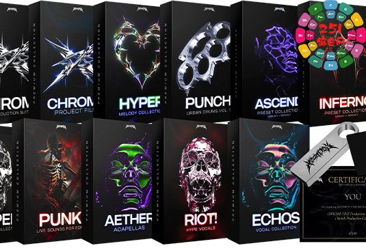 电子音乐终极预设与采样合集 Moonboy Chrome Production Suite WAV MiDi FL Project Files Serum Presets-251编曲网