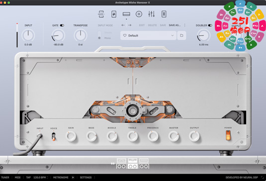 现代金属吉他手设计的效果器 Neural DSP Archetype Misha Mansoor X v1.0.1 R2R Win-251编曲网