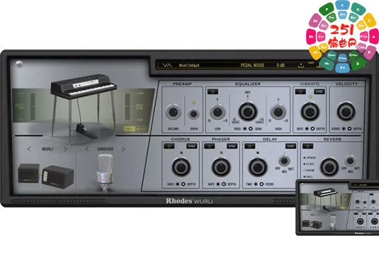 模拟电钢琴音源 Rhodes Wurli v1.0.0 R2R Win-251编曲网