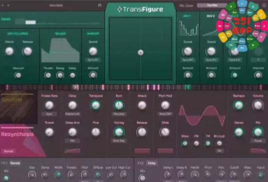 创意声音设计与实时音景塑造工具 Sugar Bytes Transfigure v1.0.0 VR-251编曲网