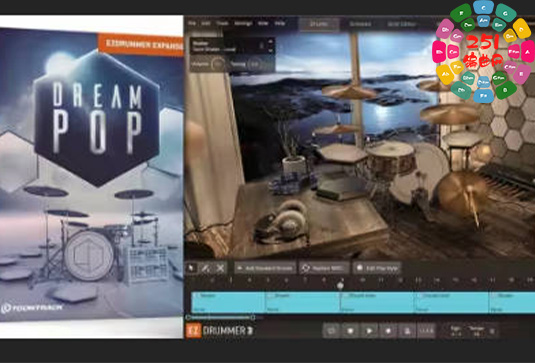 梦幻流行风格扩展音色库 Toontrack Dream Pop EZX v1.0.1-251编曲网
