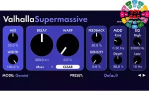 震撼的延迟和混响效果器 Valhalla DSP Valhalla Supermassive v5.0.0-251编曲网