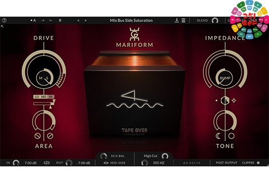 变压器饱和器插件 Wavegrove Mariform v1.0.3 Win-251编曲网