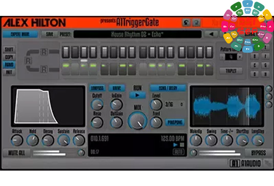 鼓组混音门控 Alex Hilton A1TriggerGate v1.4.4-251编曲网