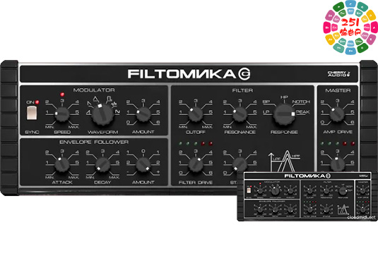 滤波效果器 Cherry Audio Filtomika v1.0.5.12 R2R Win-251编曲网