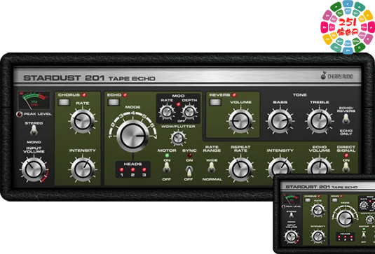 磁带回声效果器 Cherry Audio Stardust 201 Tape Echo v1.4.0.38 R2R Win-251编曲网