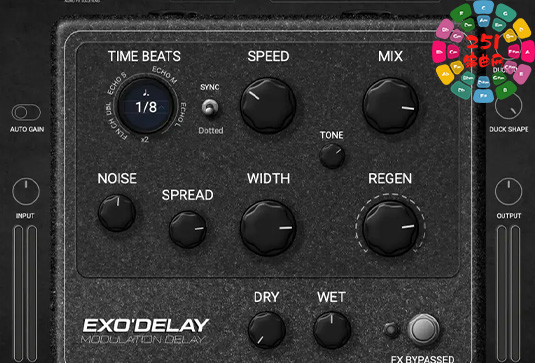 调制延迟 DSPTone ExoDelay v1.0.5 Win-251编曲网