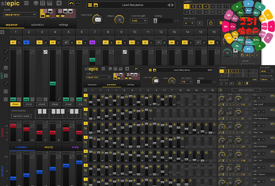 复音步进音序器 Devicemeister StepicVST & Stepic4Live v1.6.0 MOCHA Win-251编曲网