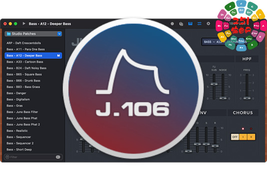 预设管理器和编辑器 JU-106 Editor v2.8.1 Mac-251编曲网
