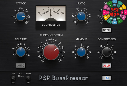 压缩器 PSPaudioware PSP BussPressor v2.0.0-251编曲网