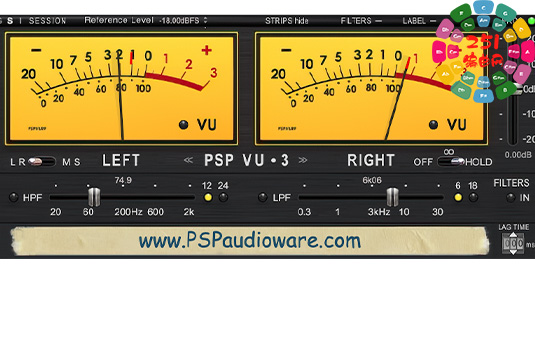 音频测量工具 PSPaudioware PSP TripleMeter v3.1.0 R2R Win-251编曲网