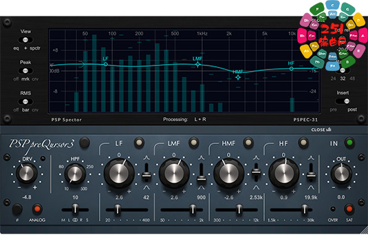 均衡器 PSPaudioware PSP preQursor3 v3.0.1 R2R Win-251编曲网