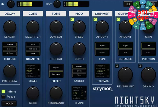 混响插件 Strymon NightSky Plugin v1.0.1-251编曲网
