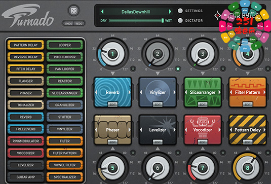 实时多重效果处理插件 Sugar Bytes Turnado v1.8.0 Win-251编曲网