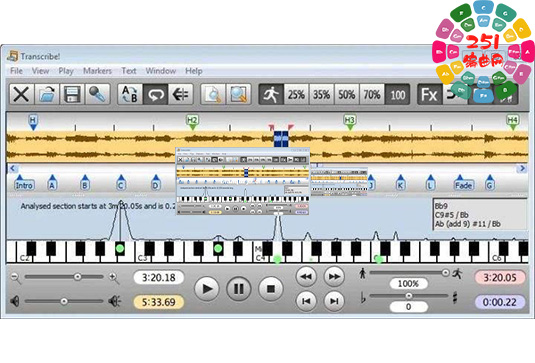 转录工具 Transcribe! v9.50.0 x64 Win-251编曲网