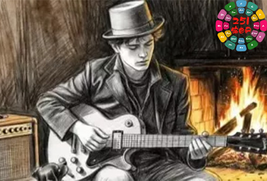 Udemy 初学者布鲁斯节奏吉他教程（18 首伴奏曲目）-251编曲网