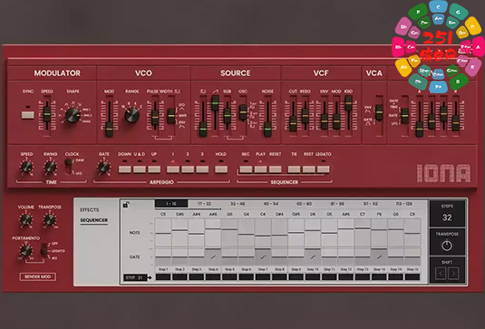 80年代单声道合成器 AIR Music Technology Iona v1.0.0.30-251编曲网