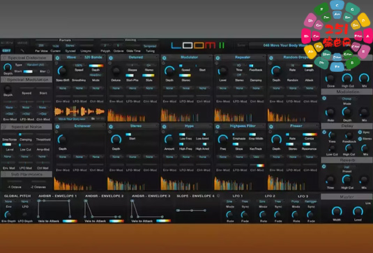 模块化加法合成器 AIR Music Technology Loom II v2.2.0-251编曲网