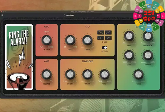 警笛合成器 AIR Music Technology Ring The Alarm v1.0.0.34 Mac-251编曲网