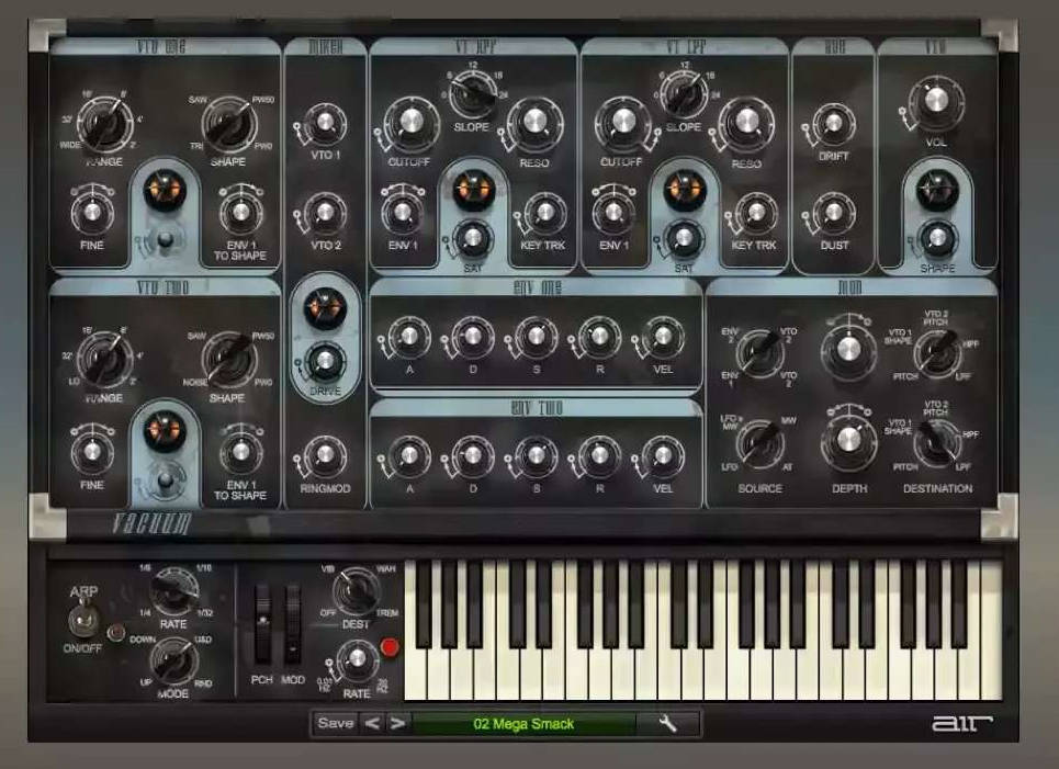 复古单音合成器 AIR Music Technology Vacuum v1.4.0 Mac-251编曲网