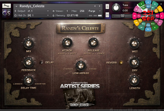钢琴音源 Cinesamples Randy Kerber Randy s Celeste-251编曲网