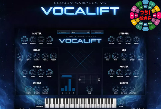 合成器 Cloudy Samples Vocalift VST3 AU v1.0.0-251编曲网