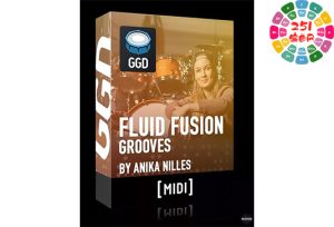 节奏型MIDI素材包 GetGood Drums GGD Fluid Fusion by Anika Nilles Midi Pack-251编曲网