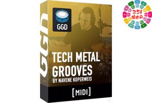 金属鼓MIDI音色包 GetGood Drums GGD Tech Metal by Navene Koperweis Midi Pack-251编曲网