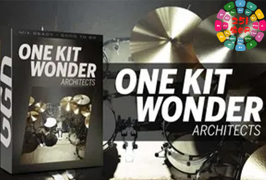 GGD混音架子鼓音色 GetGood Drums One Kit Wonder Architects-251编曲网