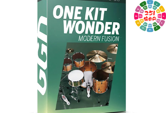 GGD现代融合鼓音色库 GetGood Drums One Kit Wonder Modern Fusion-251编曲网
