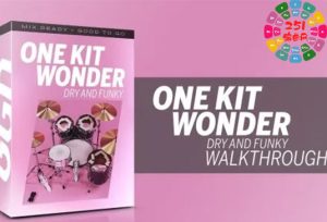 GGD架子鼓音色库 Getgood Drums One Kit Wonder Dry And Funky-251编曲网