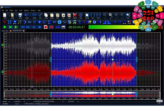 数字音频编辑软件 GoldWave v7.04 x64 Multilingual Win-251编曲网