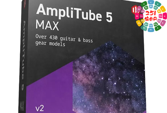 电吉他效果器 IK Multimedia AmpliTube 5 Max v5.4.1 U2B Mac-251编曲网