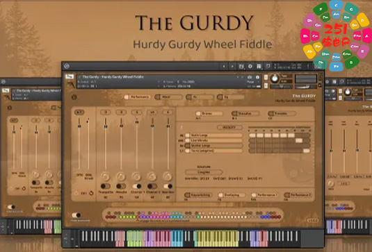 轮式提琴音源 Insanity Samples The GURDY v1.0.0-251编曲网