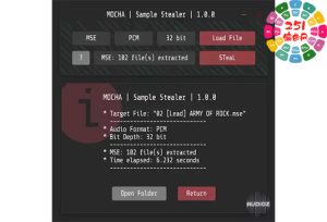 采样窃取器 MOCHA Sample Stealer v1.0.2 PUBLIC Win-251编曲网