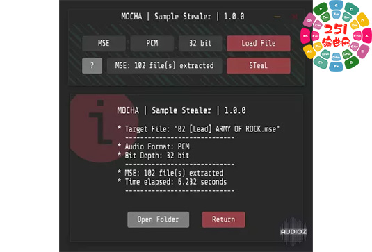 采样窃取器 MOCHA Sample Stealer v1.0.2 PUBLIC Win-251编曲网