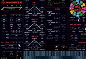 复古操控风格波形切片合成器 MOK Miniraze v1.5.1 Win-251编曲网