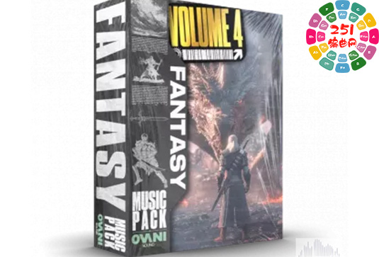 奇幻风格音乐素材包 Ovani Sound Fantasy Music Pack Vol.4 WAV-251编曲网