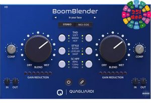 压缩器 Quagliardi Pro Audio BoomBlender Pro v1.0.2-SEnki Win-251编曲网